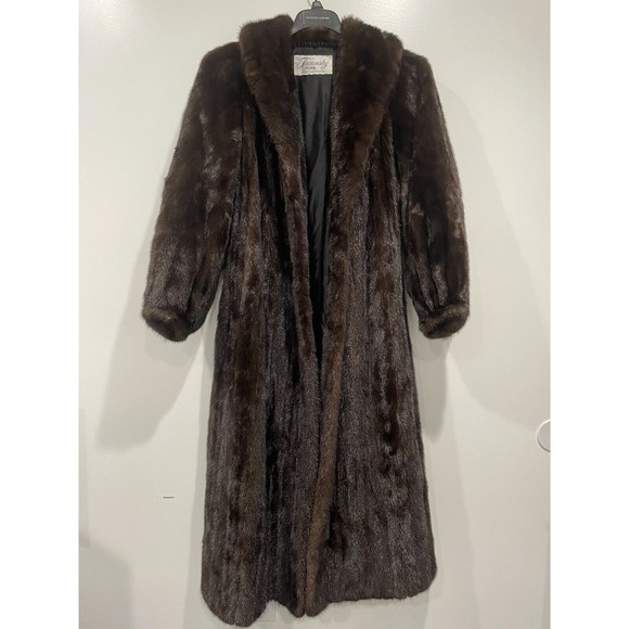 Womens Turansky Furs West Hartford‎ Full Length Mink Coat Size 14 16 XL - Picture 3 of 13